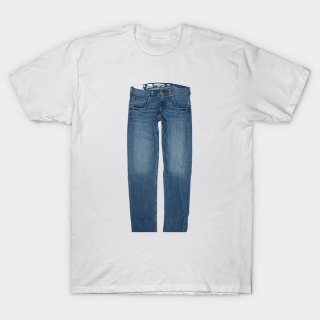 Jeans - Meme Shirt Gen Z Ironic parody satire shirt dank meme shirt funny shirt joke shirt oddly specific shirt ironic shirt funny humor T-Shirt by Hamza Froug